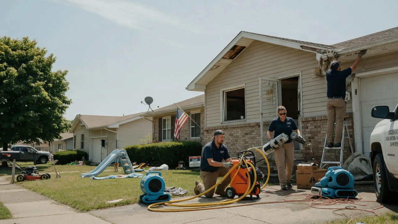 Water Damage Restoration in Preemption, IL near me